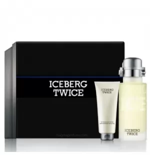 image of Iceberg Twice Pour Homme Gift Set 125ml Eau de Toilette + 100ml Shower Gel