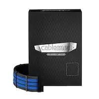Image of CableMod RT-Series Pro ModMesh Sleeved 12VHPWR Dual Cable Kit for ASUS and Seasonic (Black / Blue)