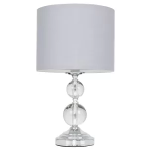 Gatto Touch Lamp with Grey Shade