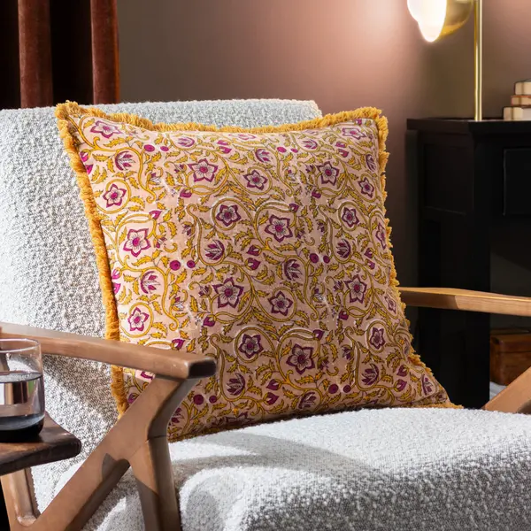Image of Filagree Cushion Shell, Shell / 50 x 50cm / Polyester Filled