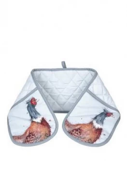 image of Royal Worcester Wrendale Double Oven Glove Pheasant