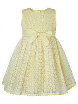 Image of Monsoon Baby Girls Diana Dress - Yellow