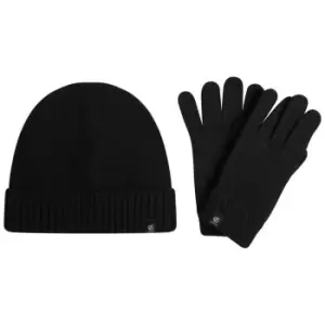 image of Dare 2b Womens Necessity Hat & Gloves Set - Black