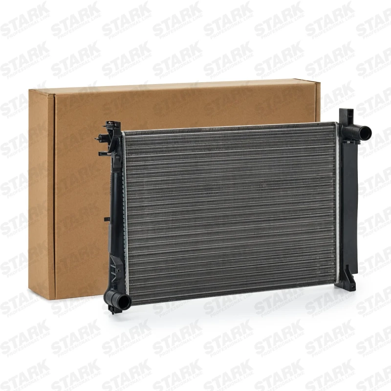 Image of STARK SKRD-0120255 Engine radiator Aluminium, Mechanically jointed cooling fins, without frame Radiator,engine cooling (470)