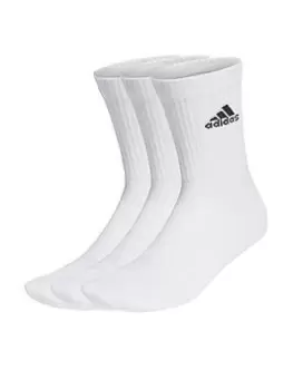 image of Boys, adidas Sportswear C Spw Crw 3p, White/Black, Size 2XL