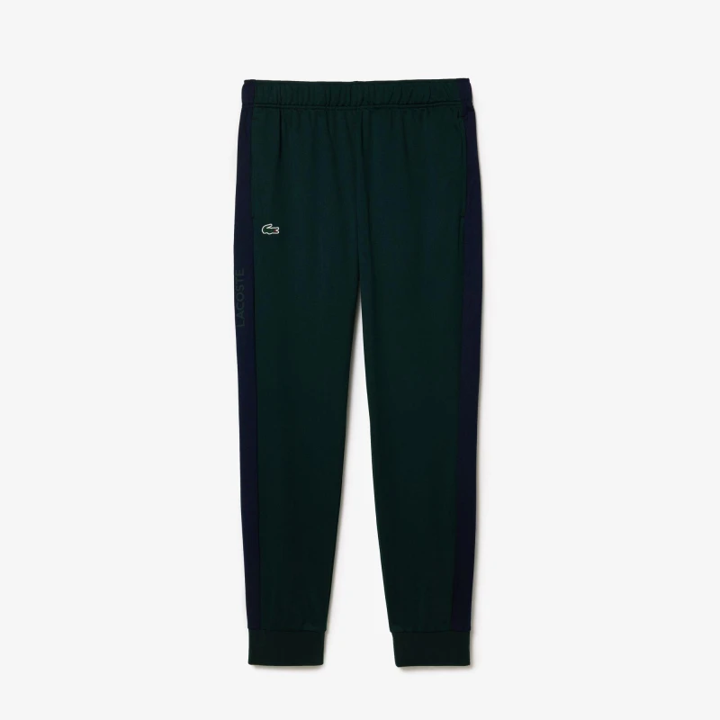 Image of Lacoste Mens Closed Hem Woven Tracksuit Joggers Sinople/Navy male 3XL