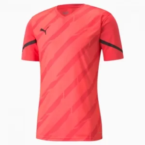 Image of PUMA Individualcup Mens Football Jersey, Sunblaze/Black, size 2X Large, Clothing