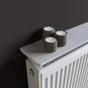 Image of Easy Fit White Radiator Shelf 90 x 15 x 1.8cm