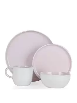 Image of Tower Barbabry & Oak Oslo Pink Lemonade 16 Piece Dinner Set