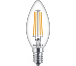 Image of Philips Classic 6.5W E14/SES Candle Very Warm White - 64912800