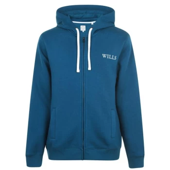 image of Jack Wills Pinebrook Zip Hoodie - Teal