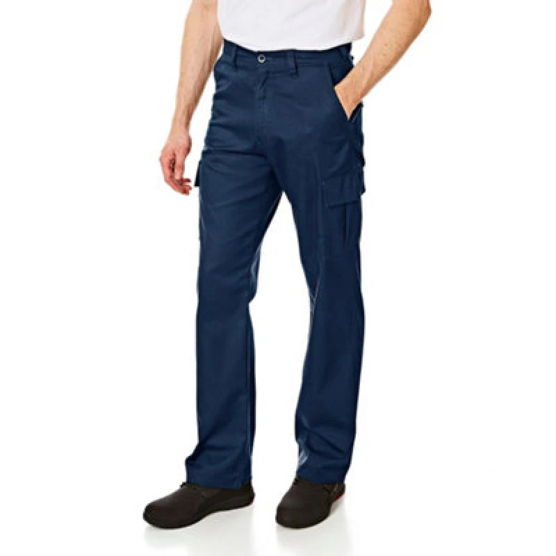 Image of Lee Cooper Workwear Lee Cooper Workwear Men Classic Cargo Trouser in Navy Size: 42R Navy 42R Male 5050217211534