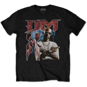 image of DMX - Bootleg Red Unisex XX-Large T-Shirt - Black