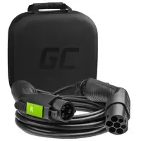 Image of Green Cell EV18 - Black - Type 1 - Type 2 - Angled - Angled - IP55