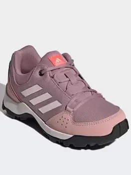 Image of adidas Terrex Hyperhiker Low Hiking Shoes, Beige/Black, Size 1.5 Older