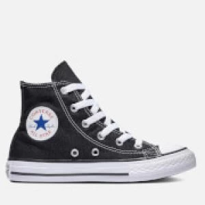 Image of Converse Kids Chuck Taylor All Star Hi - Top Tainers - Black - UK 11 Kids
