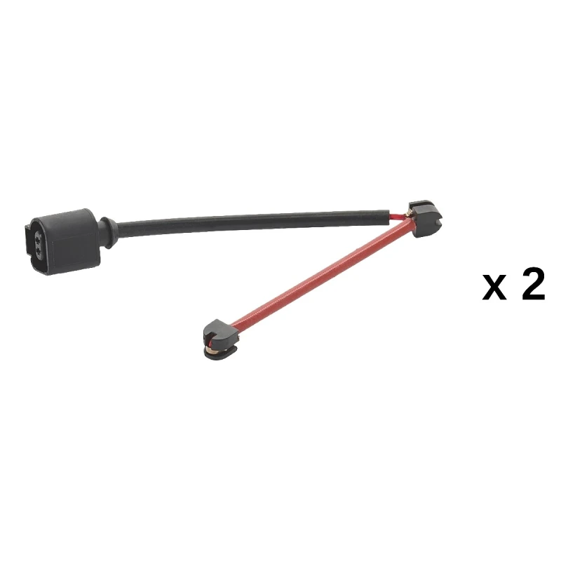 Image of RIDEX PLUS 407W0203P Brake Pad Wear Sensor Axle Kit Warning Contact,brake pad wear (407)