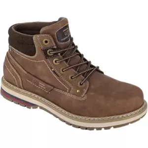 Image of Route 21 Mens Eyelets Ankle Boots (10 UK) (Brown)