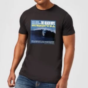 Image of The Beach Boys Surfin USA Mens T-Shirt - Black - M