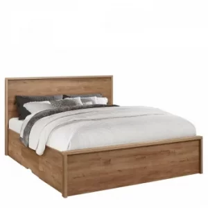 image of Stockwell Rustic Oak Effect Bed