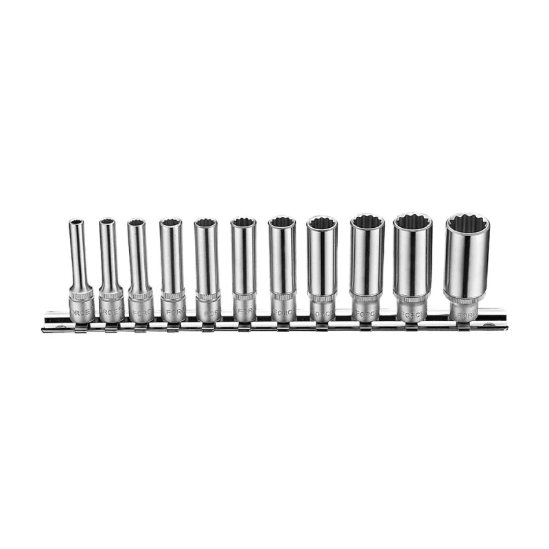 Image of FORCE 21110D-5 Screwdriver Bit Chrome Vanadium Steel, Square Drive Tang Size: 6.3 (1/4")mm (inch) Chrome Vanadium Steel Screwdriver Bit (5514)