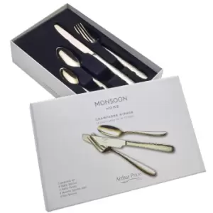 Image of Arthur Price Monsoon Champagne Mirage 16 Piece