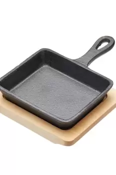 Image of Cast Iron Mini Frying Pan, 15x24.4x2cm, Gift Boxed