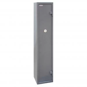 image of Phoenix Tucana GS8016K 5 Gun Safe with Internal Ammo Box and Key Lock