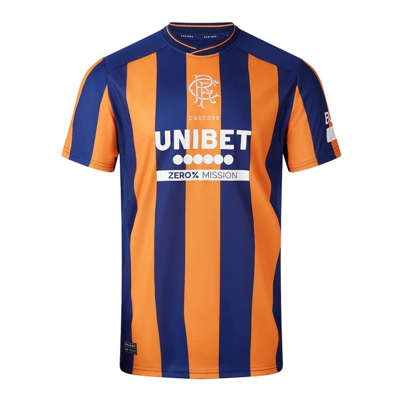Image of Castore Rangers Third Shirt 2023 2024 Adults - Blue Blue S