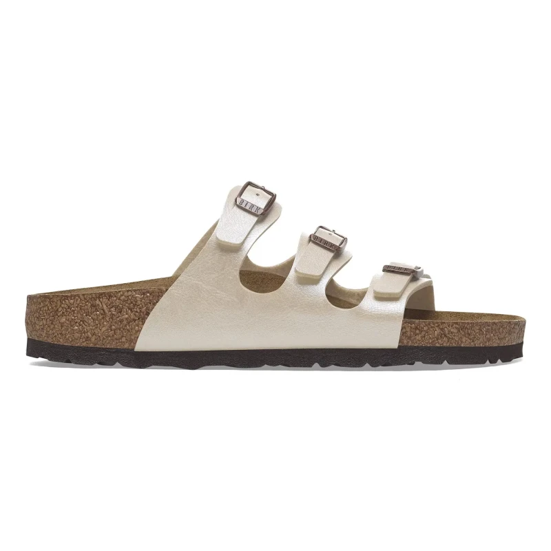 Image of Birkenstock Womens sandals Birkenstock Florida BS Birko-Flor Blanc Female 37 Etroit