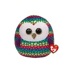 Image of TY Owen Owl - Squish-A-Boo Plush Toy 14"