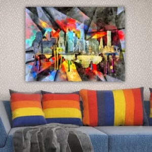 Image of 604054886_70100 Multicolor Decorative Canvas Painting