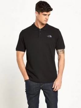 image of The North Face Piquet Polo, Black, Size S, Men