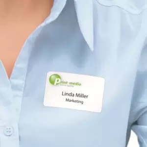 Image of HERMA Name/textile labels A4 80x50 mm separable white removable...