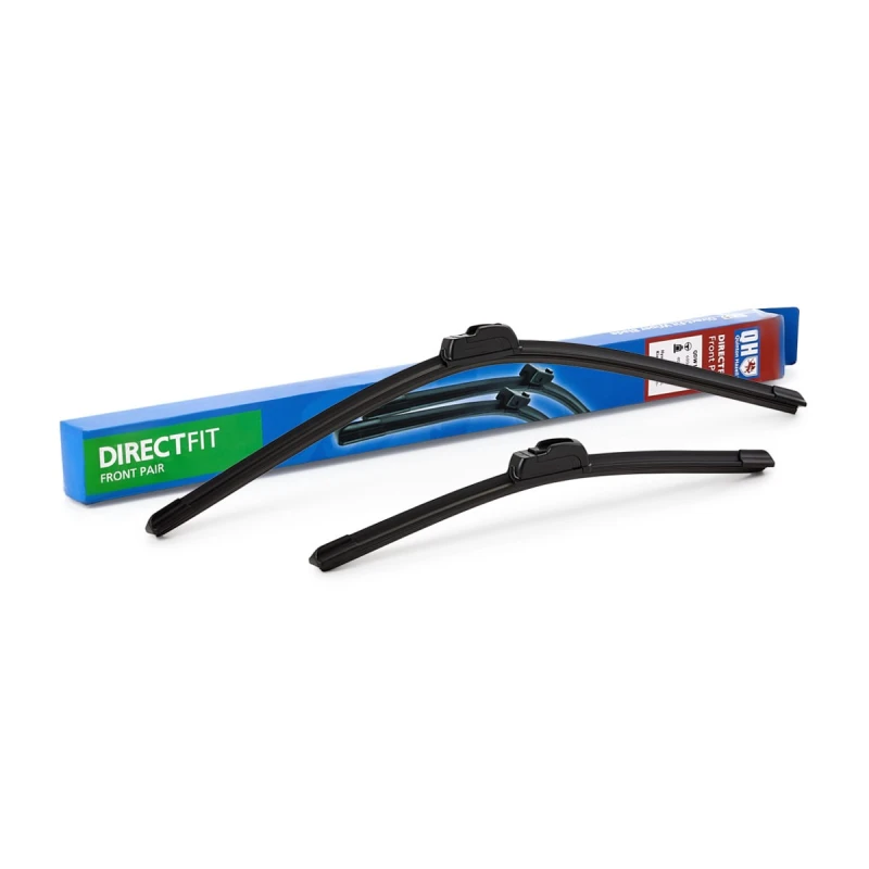 Image of QUINTON HAZELL QDW129 Wiper blade Direct Fit (Pair) 400mm, Flat wiper blade Wiper Blade (298)