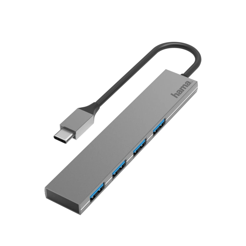 Image of Hama 00200101 interface hub USB 3.2 Gen 1 (3.1 Gen 1) Type-C 5000 Mbit