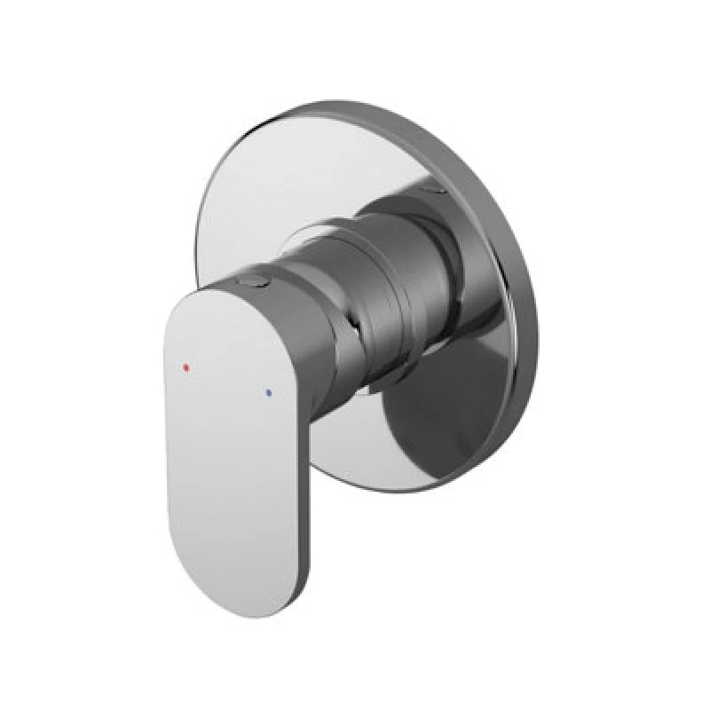 Image of Balterley Modern Concealed Manual Lever Handle Shower Valve Chrome 110mm Silver
