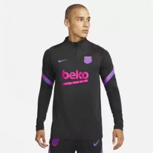 Image of Nike Barcelona Strike Drill Top 2021 2022 - Black
