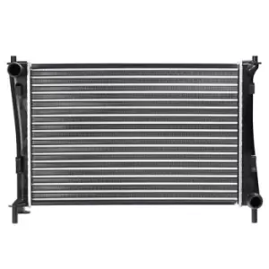 Image of RIDEX Engine radiator 470R0227 Radiator, engine cooling,Radiator FORD,MAZDA,Fiesta Mk6 Schragheck (JA8, JR8)