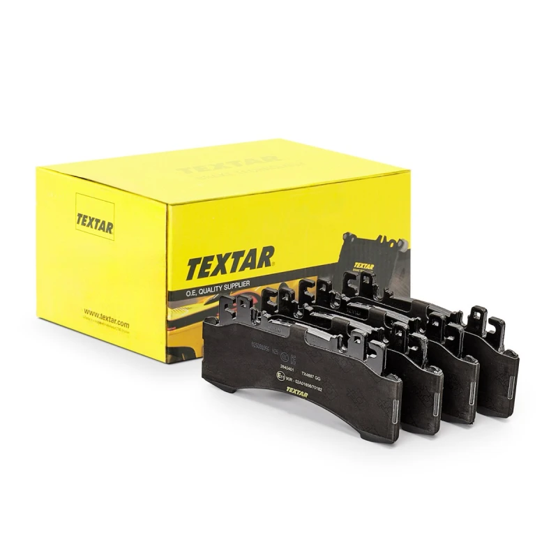 Image of TEXTAR 2640401 Brake pad set Q+ prepared for wear warning indicator Brake Pad Set,disc brake (402)