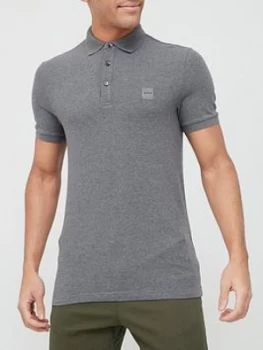 image of Hugo Boss Passenger Polo Shirt Dark Grey Size XL Men