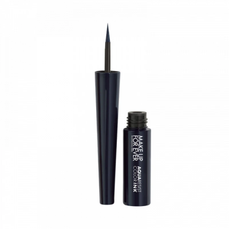 Image of MAKE UP FOR EVER Aqua Resist Colour Ink 2ml (Various Shades) - Matte Midnight