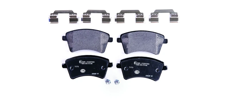 Image of HELLA Brake pad set HELLA 8DB 355 013-961