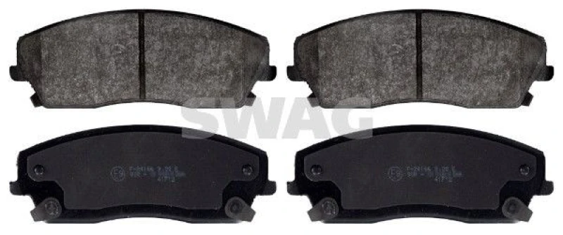Image of Brake pad set SWAG 72 11 6108