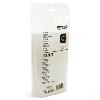 Image of Rapid 40302799 GEN-T Transparent Multi Purpose Glue Sticks 12mm x ...