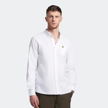 Image of Mens Oxford Shirt - White - L
