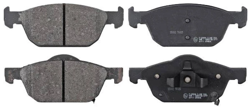 Image of A.B.S. 35002 Brake pad set with acoustic wear warning Brake Pad Set,disc brake (402)