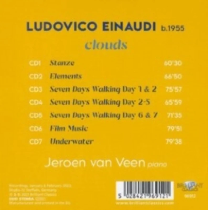 Image of Einaudi: Clouds CD / Box Set