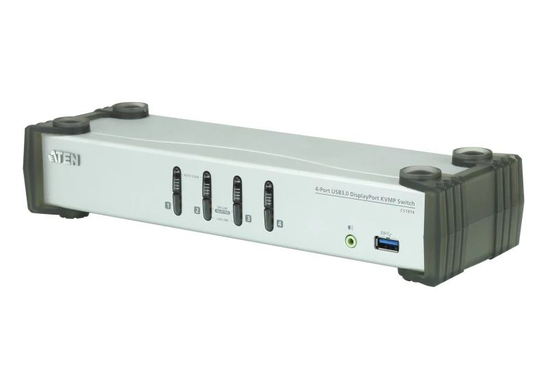 Image of Aten ATEN CS1914 KVM switch Black, Grey CS1914