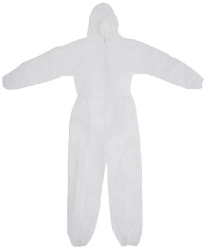 Image of Ph Shield Large White Non-Woven Coverall DC03 DC03 - L